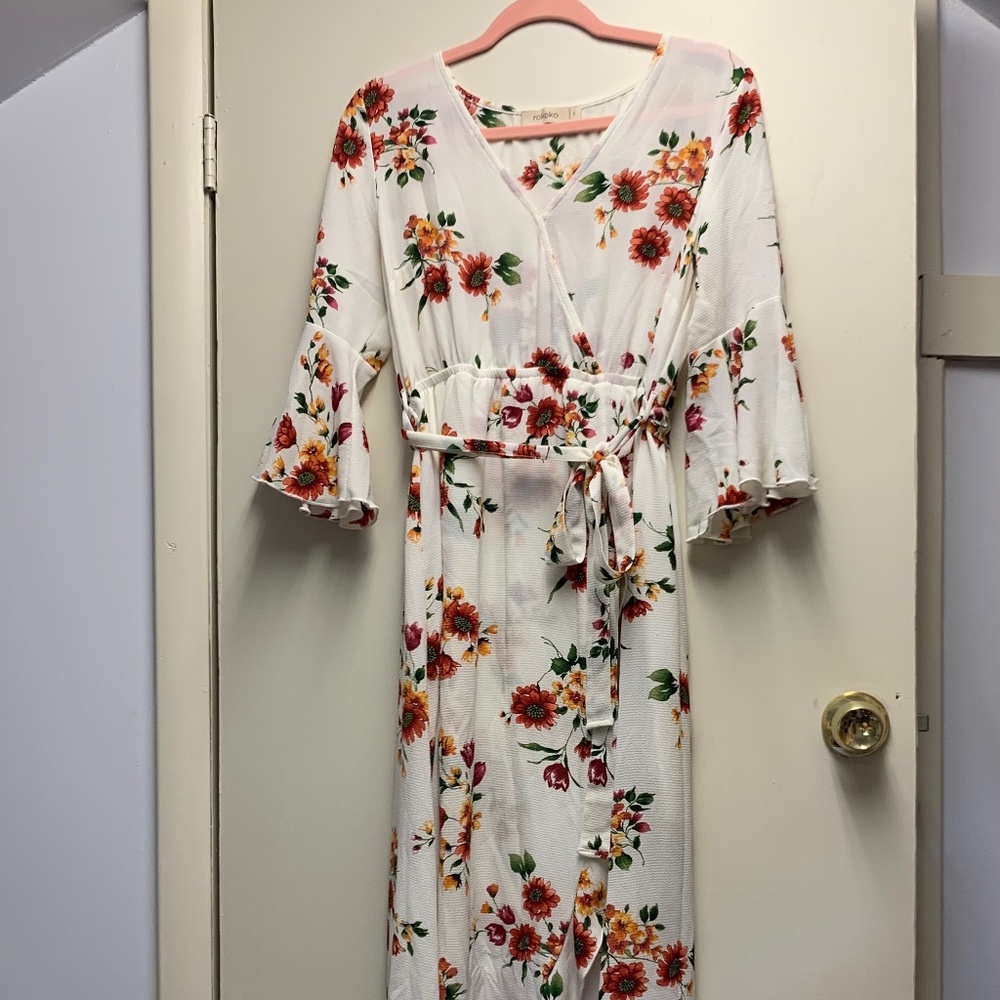 Floral High low dress nanamacs